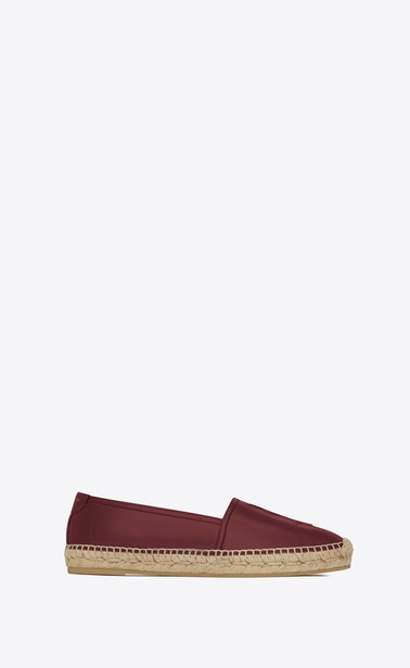 monogram espadrilles in leather